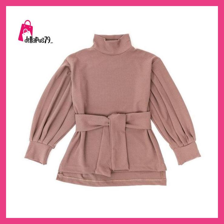 Yuka Blouse Turtleneck Waffle dellapus79_