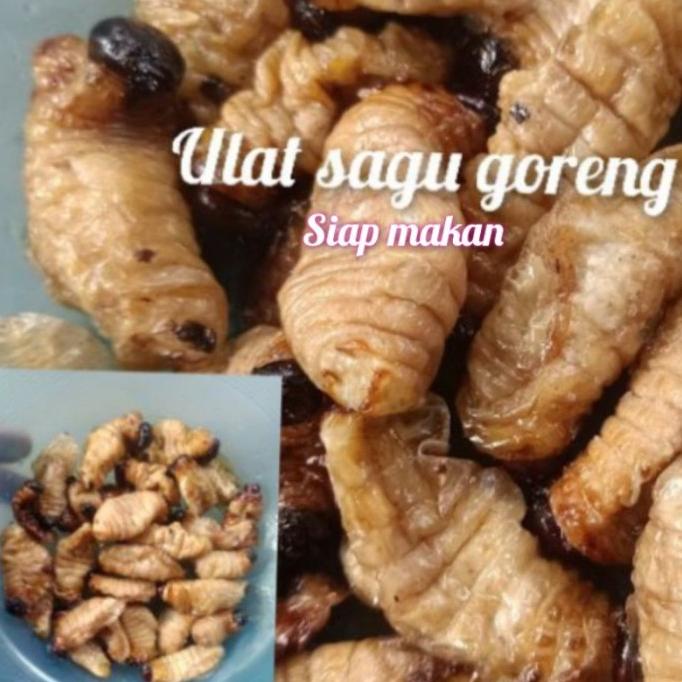 

jual ulat sagu goreng siap saji per 25