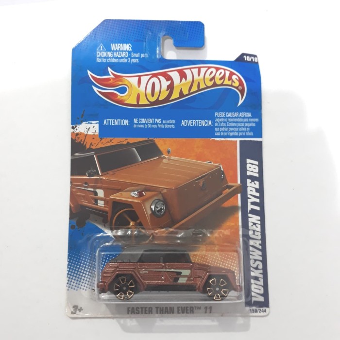 Terlaris Hot Wheels Volkswagen 181 Brown