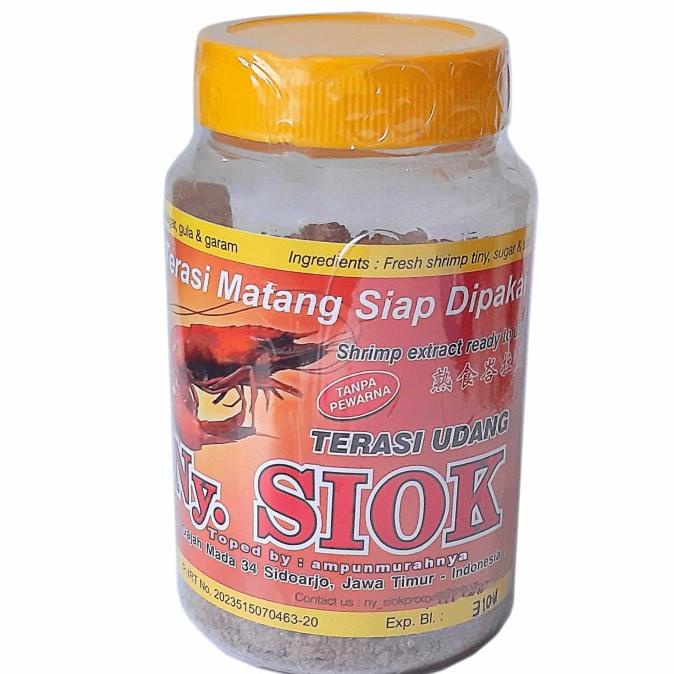 

Terasi udang ny siok tanpa pewarna 150 gr