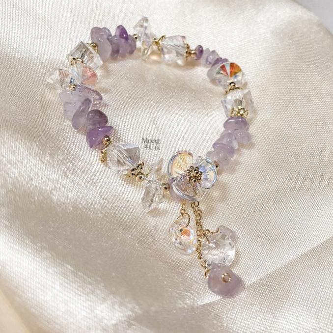 Mong&Co Sally Handmade Gemstone Crystal Bracelet - Gelang Wanita