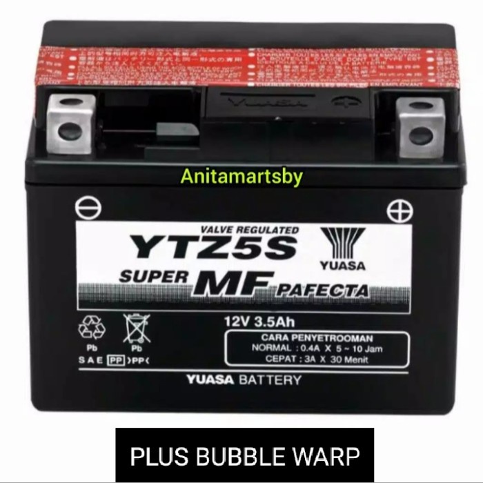 Accu Aki Sepeda Motor Yuasa Ytz5S