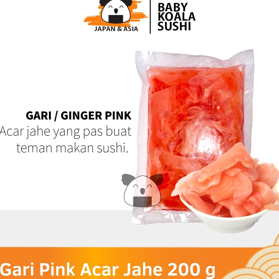 

Terlaris GARI PINK Acar Jahe Pink Manis 200 g Halal │ Gary Pink Import Ginger Pickled for Sushi │ Acar Jahe