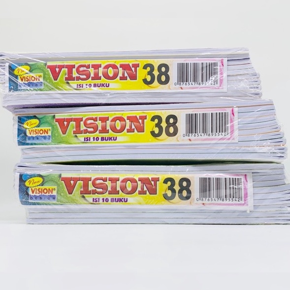 

☋Best Buku Tulis VISION 10x38 Lembar A5 B33