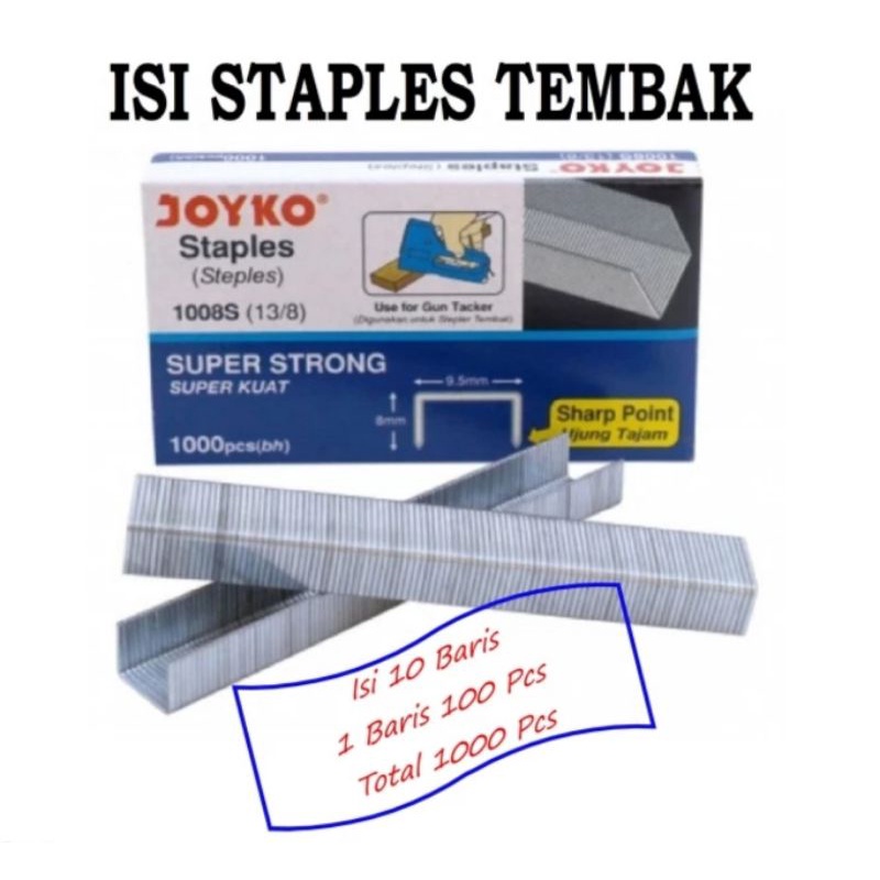 

Isi Stapler Joyko 1008S anak staples refill