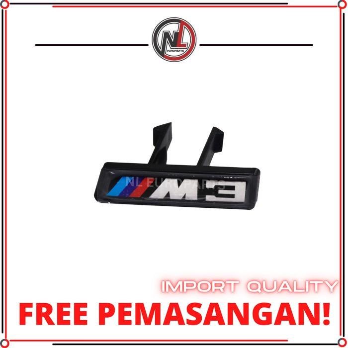 Emblem M3 Grill Depan Bmw E90 Logo Grill Bmw M3