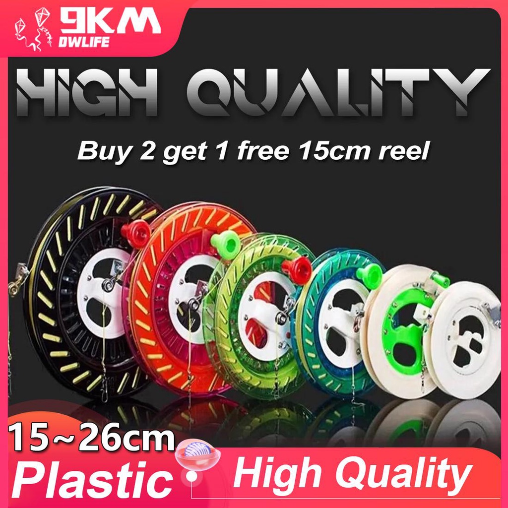 ❤High Quality 15cm~26cm Kite Reel & Line Ball Bearing Children Abs Kite Wheel for Adult Kite Flying 