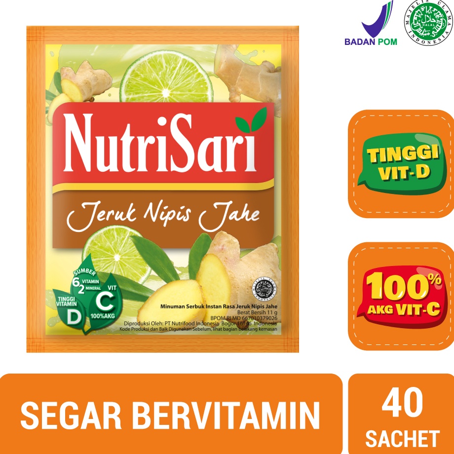 

Terbatas➻ DGNVN Harga Spesial - NutriSari Jeruk Nipis Jahe 40 Sachet - Minuman Buah Vitamin C Vitamin D C45 ✩Model Terkini