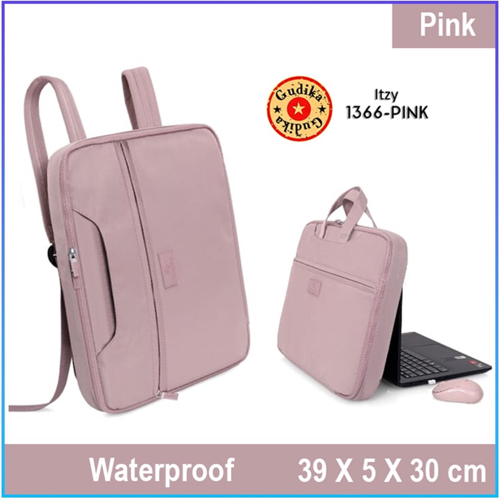 Rekomendasi.. GUDIKA Itzy 1366 - Tas Laptop Ransel Bag Backpack Original Multifungsi Multiway Muat 1