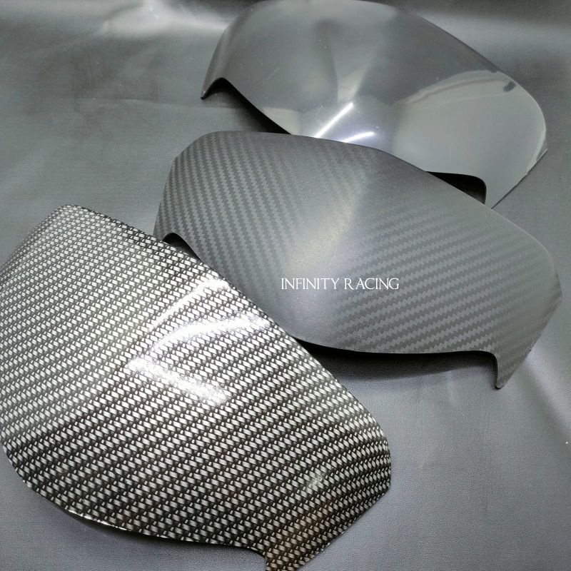 Visor Supra X 125 Lama & Mio Sporty Lama Hitam - Karbon Doff - Karbon Glossy