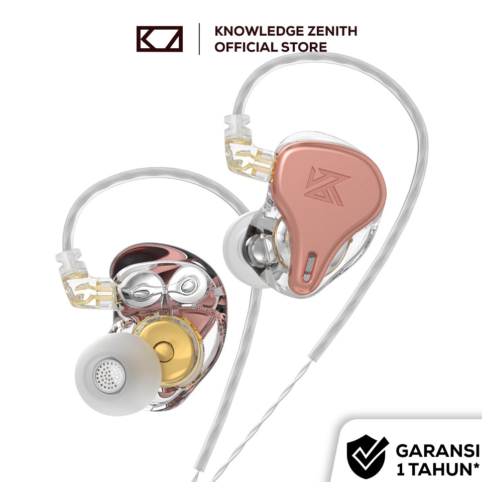 Terbaru.. KZ x HBB DQ6S with Mic In Ear Earphone HIFI Bass Noise Canceling Upgrade from KZ DQ6