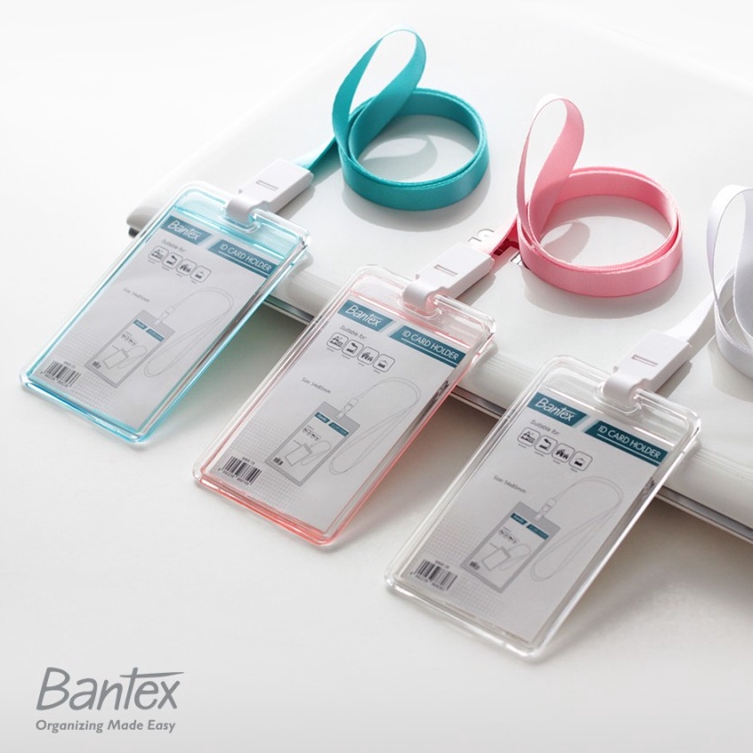 

➽Ready Stok✮➵ A8TFV Bantex Transparent ID Card Holder Lanyard Potrait 8868 Q100 ☋Terbaru