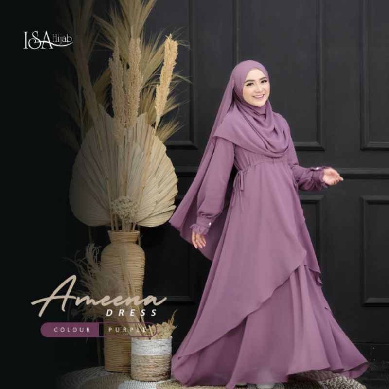 AMEENA DRESS BY ISA HIJAB