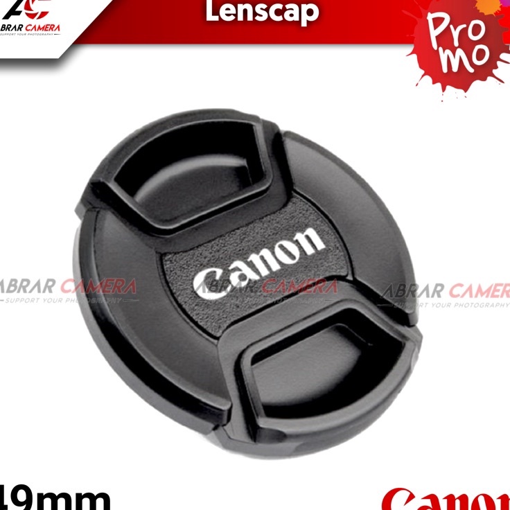 Harga Promo❂ EDFE9 Tutup depan lensa Lenscap Kamera Canon Ukuran 49mm Lens Cap Front cap fix 50mm ST