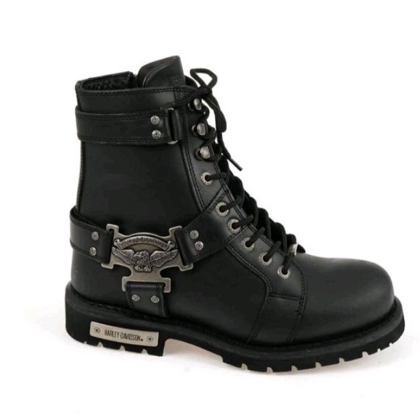 boots pria harley davidson charles black