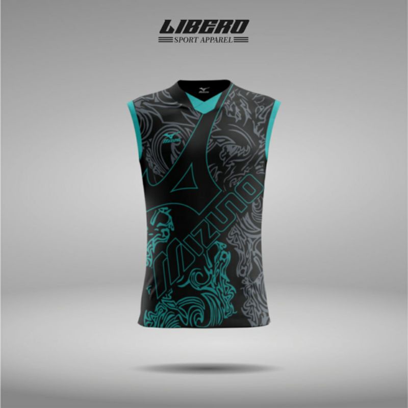 Kaos Atasan Voli Singlet Volly Pria Atasan Mizuno Kaos Volly Mizuno Kenzi Volly
