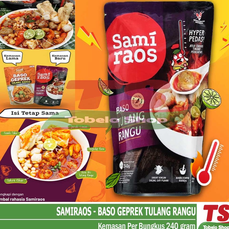 

Baru HLAUU BASO GEPREK TULANG RANGU SAMIRAOS / SAMIRAOS RANGU / SAMI RAOS GEPREK RANGU / BASO ACI TULANG RANGU B74 ↑Diskon