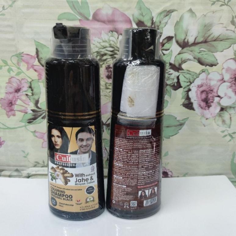 New CULTUSIA SHAMPOO ORIGINAL 160ML, CULTUSIA SHAMPOO JAHE HITAM/ BROWN ~