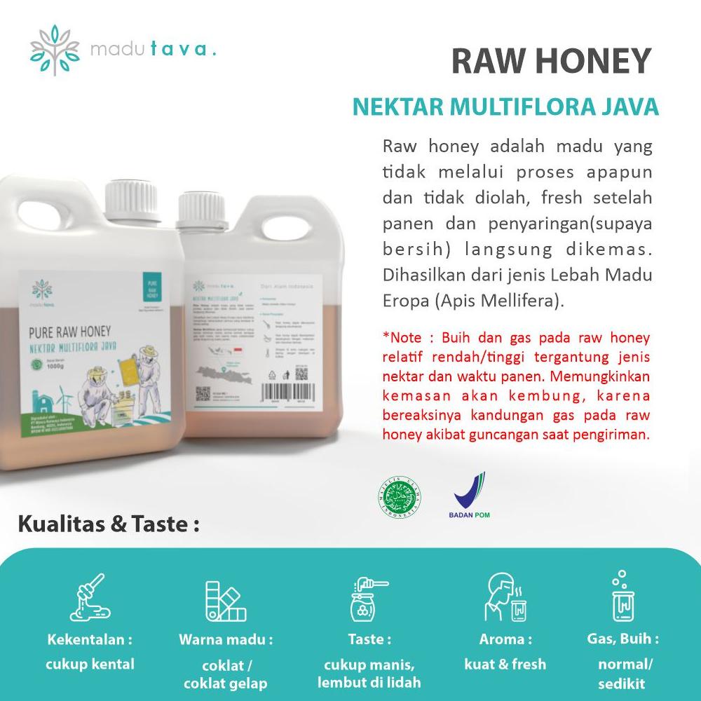 

HOT PROMO MADU MURNI ASLI 1KG TAVA GRADE A NEKTAR MULTIFLORA JAVA 100% ALAMI PURE NATURAL RAW HONEY