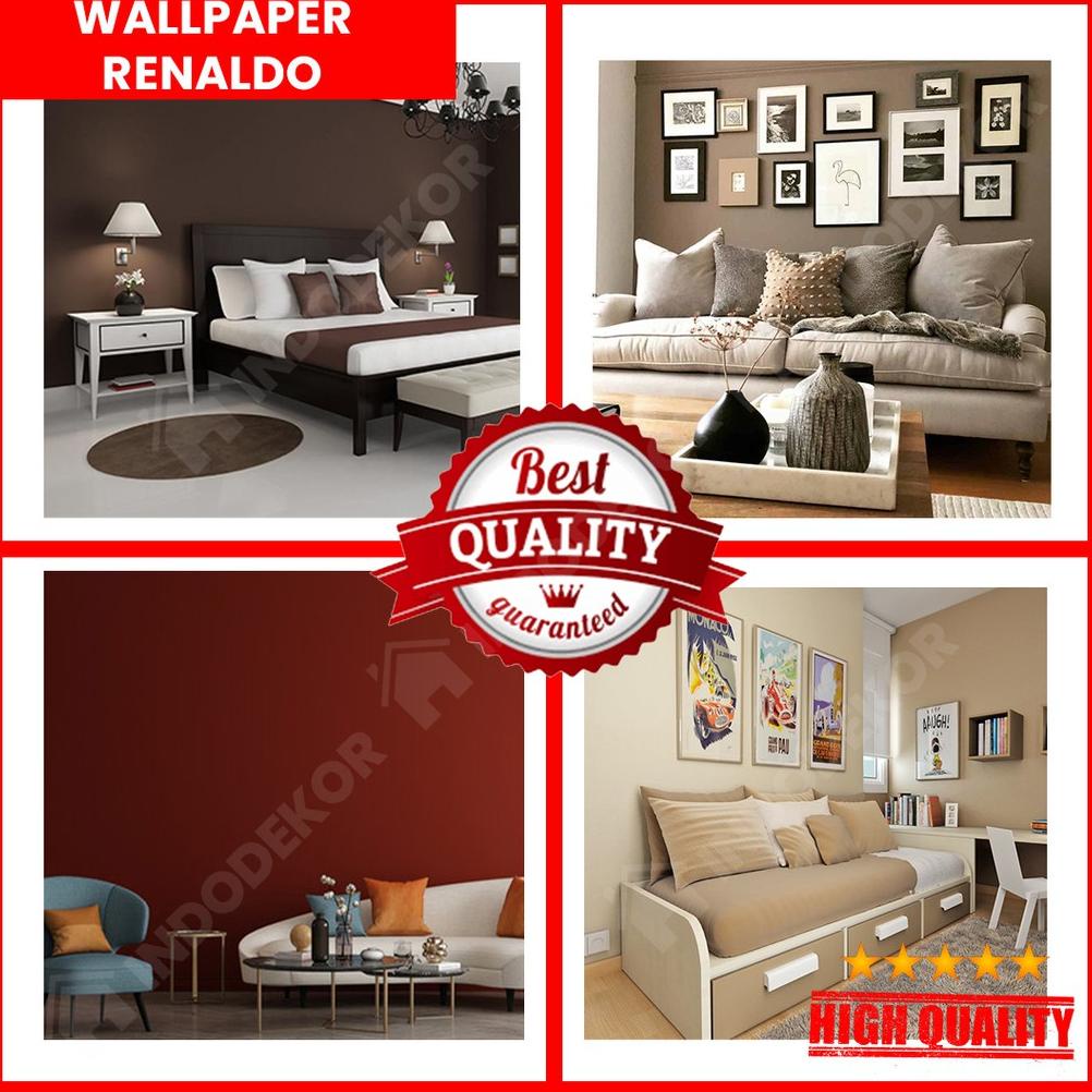 Viral Wallpaper Dinding Vinyl Renaldo Promo Stok Terbatas