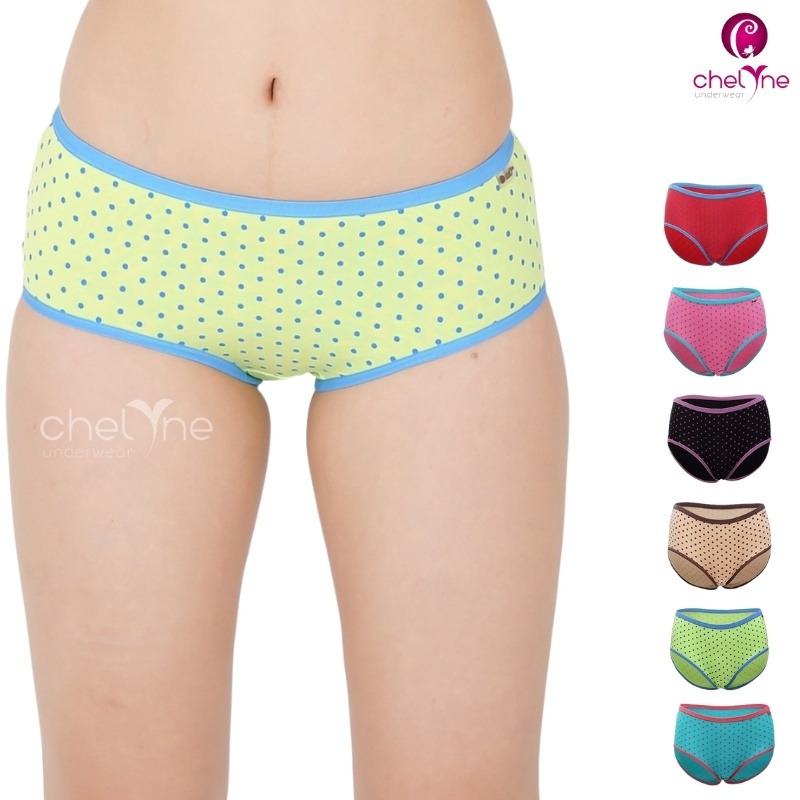 Chelyne CD Wanita (M-XL) V7221 Bahan Kaos Ada 3 Ukuran