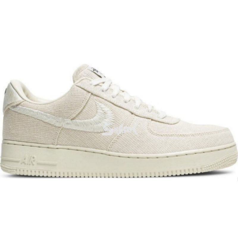 Stussy x Air Force 1 Low "Fossil" 100% Authentic