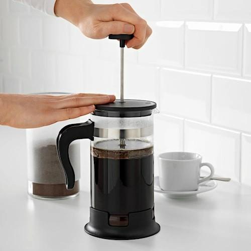 teko gelas french press coffee 0,4 l alat pres filter kopi teh maker