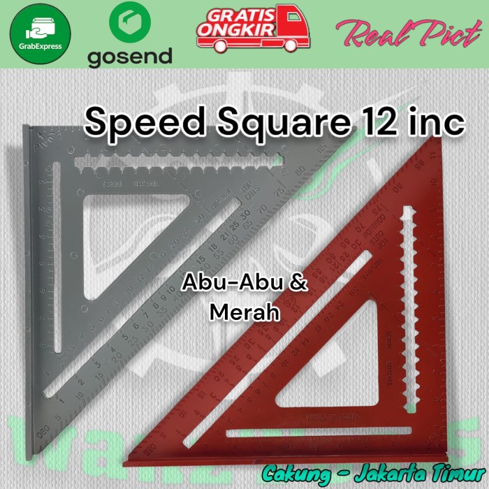 

Ggaris Segitiga Siku Tukang - Speedsquare 12 Inch Woodworking
