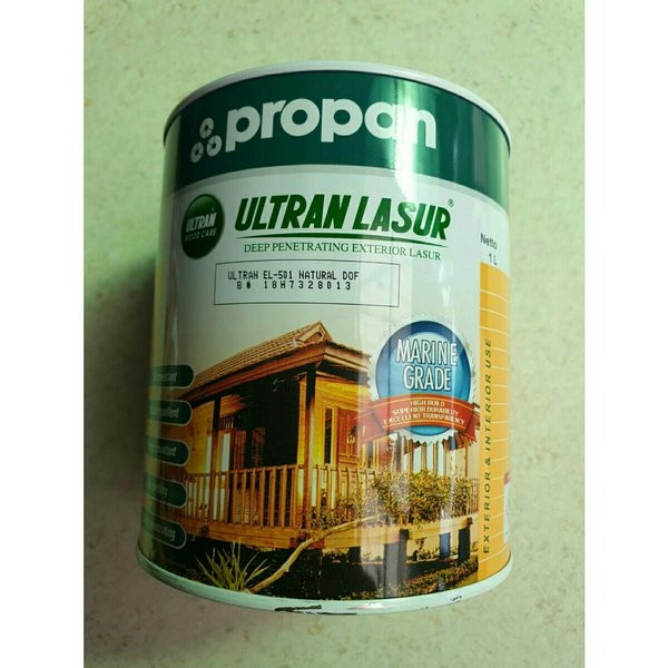 PROMO INDUSTRIAL CAT POLITUR PROPAN PLITUR KAYU PROPAN ULTRAN LASUR NATURAL TERBARU