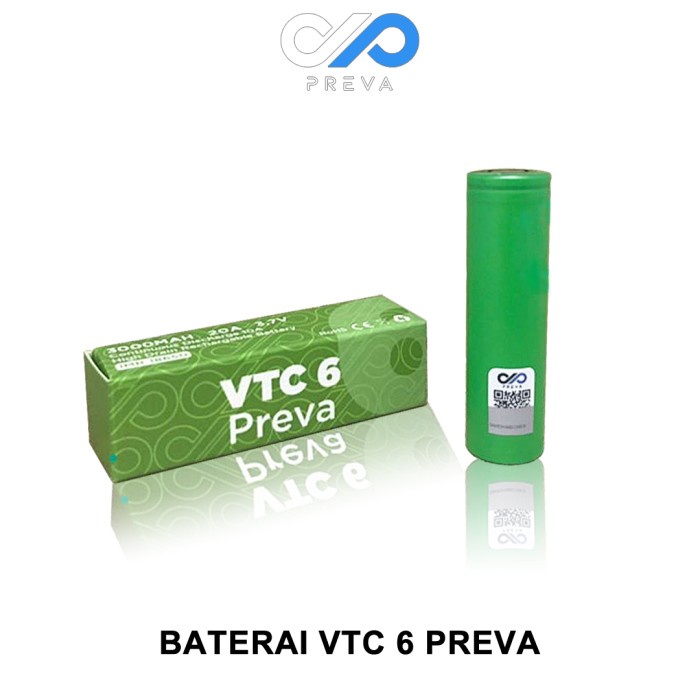 Sony Vtc 6 Preva Authentic Battery 3000Mah 18650 Batre Preva