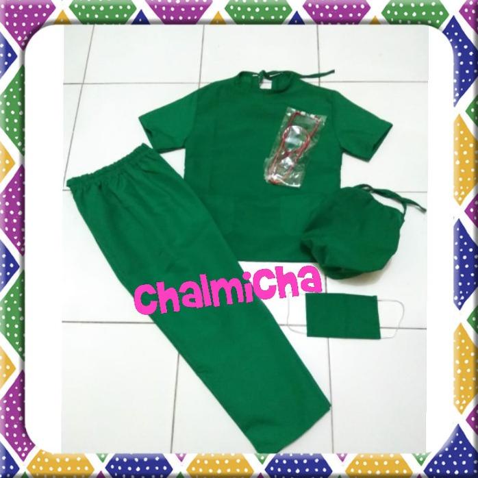 GRATIS ONGKIR Hot Produk Baju Setelan Kostum Anak Profesi Dokter Bedah Perawat Bidan