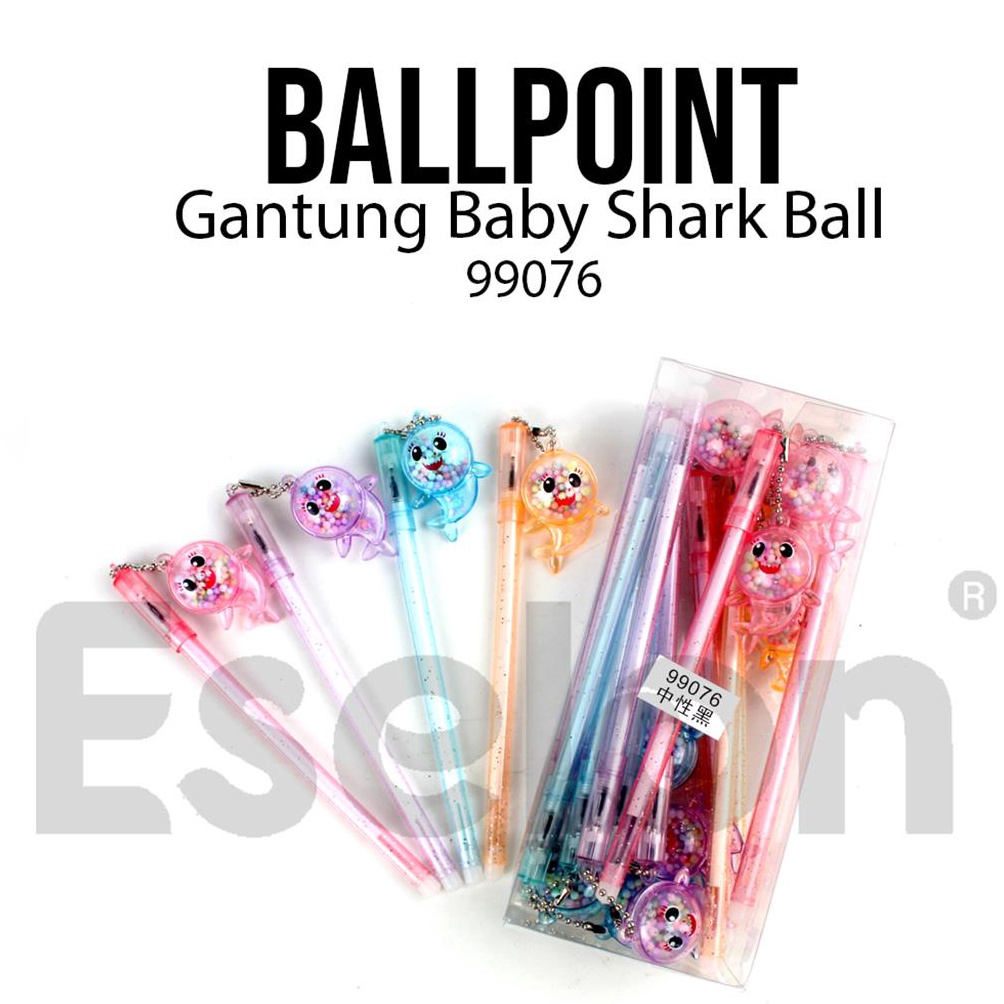 

Produk Terkini.. 12pcs Pulpen Gel Baby Shark 99076 / 1pack Pulpen Fancy 97
