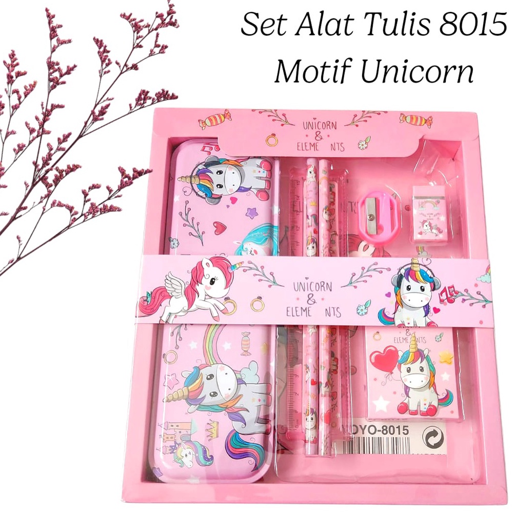 

[CFC73] Paket alat Tulis + kotakpensil / Souvenir Ulang Tahun ATK Set Anak karakter ↓Best