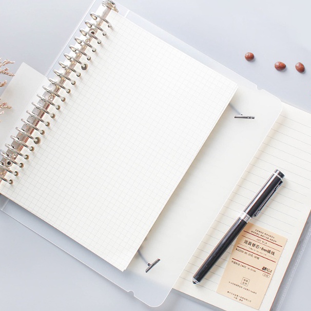 

COD Zumoo Loose leaf B5 / Refill Binder 60 LEMBAR / Bookpaper 80 gsm GRID DOT RULED BLANK 26 Holes ➲Grosir