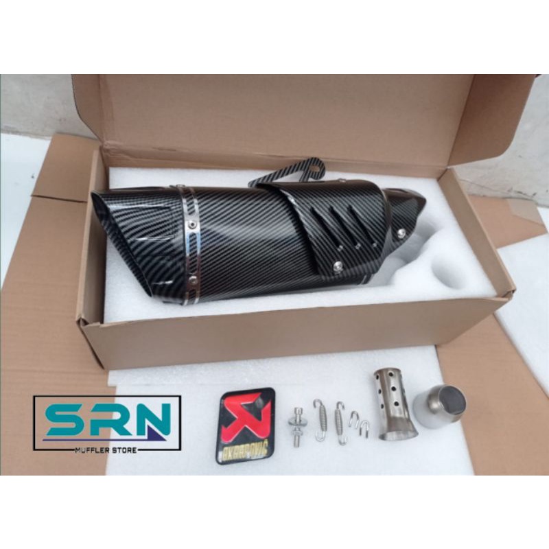 Silincer Knalpot Akrapovic Evolution Line Carbon Import Taiwan