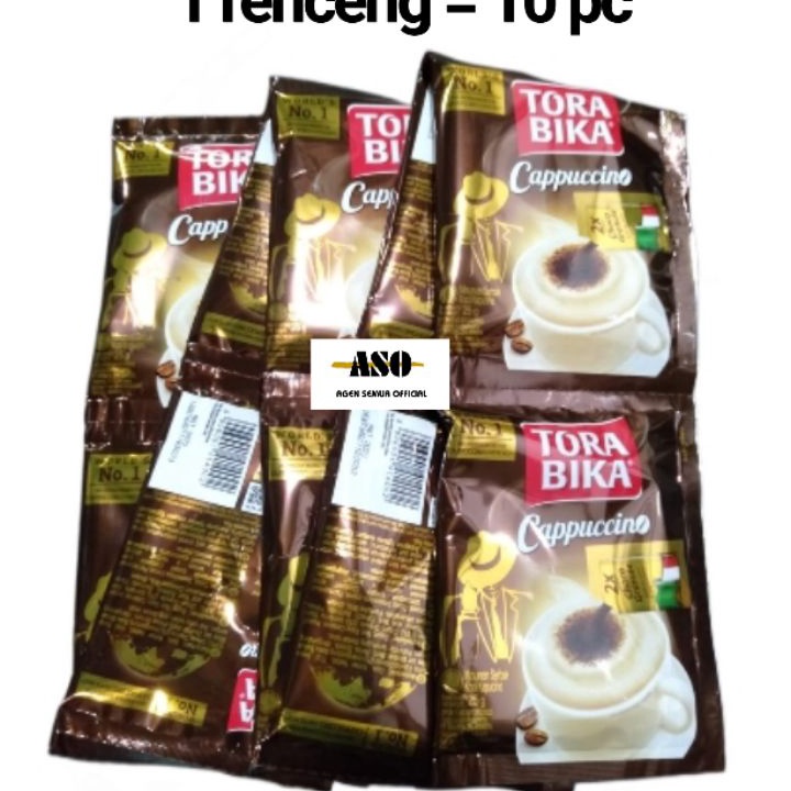 

Pasti Murah Kopi Torabika CAPPUCINO + granule 25gr RENCENG ( ISI 10) Kirim Langsung