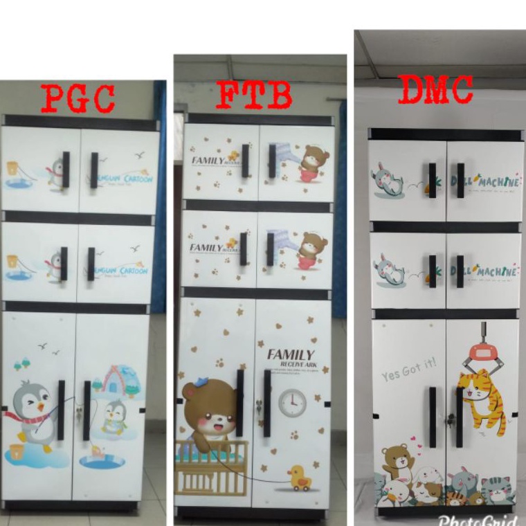STOK TERBATAS. LEMARI (HANGER/GANTUNGAN) LEMARI PAKAIAN PLASTIK JUMBO LEMARI LG GANTUNG MIAMI ORLAND