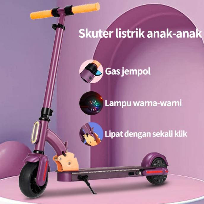 SKUTER LISTRIK ANAK SKUTER PEDAL SKUTER LISTRIK MAINAN ANAK