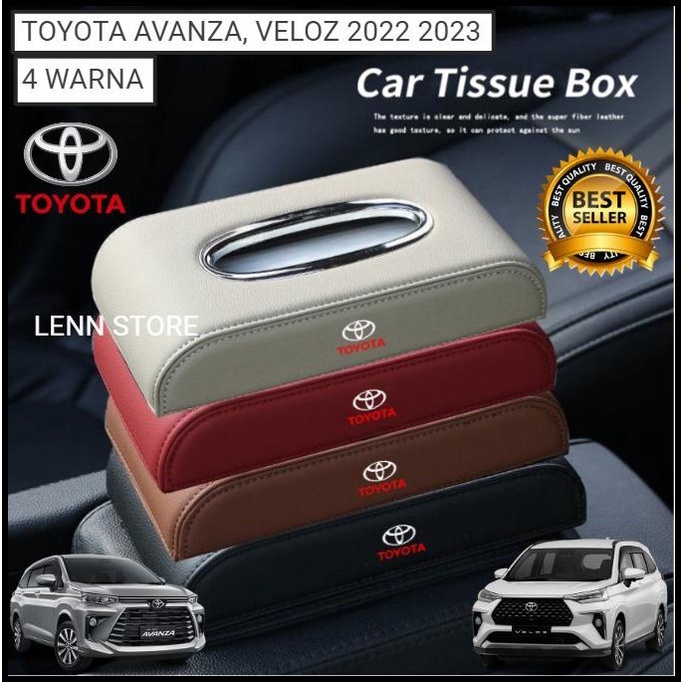Terlaris Kotak Tempat Tisu Kulit Mobil Toyota Avanza Toyota Veloz 2022 2023