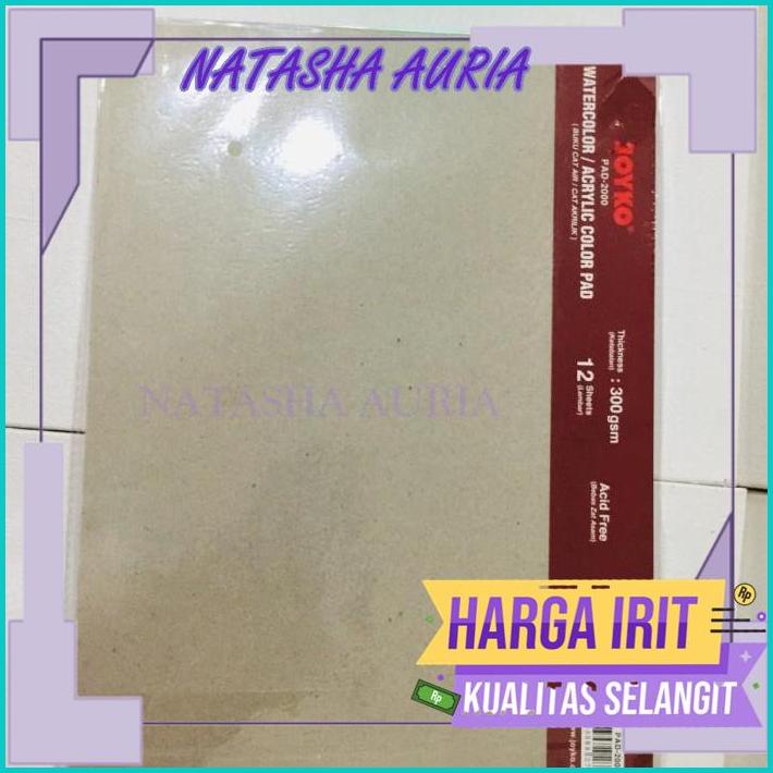 

BUKU CAT AIR / CAT AKRILIK 12LBR 300GSM COLORING PAD JOYKO PAD - 2000 TERMURAH