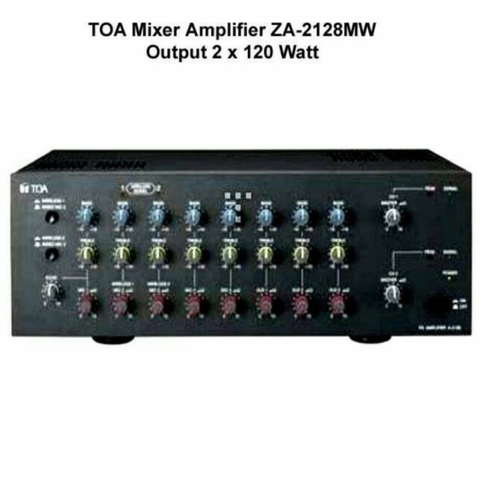 AMPLIFIER TOA ZA 2128MW ORIGINAL MIXER AMPLI TOA ZA 2128 MW ZA2128MW