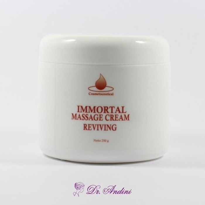 CREAM MASSAGE WAJAH MASSAGE CREAM REVIVING 250 GR IMMORTAL NYAMAN LEMBUT HARUM UNTUK MASSAGE WAJAH