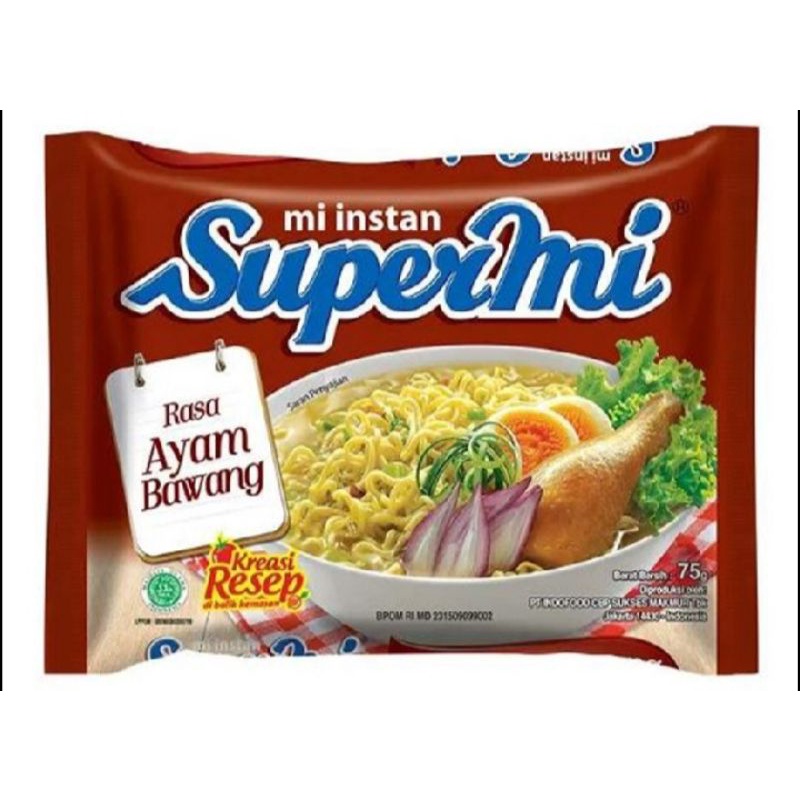 

° Supermie Rasa Ayam Bawang 75gr