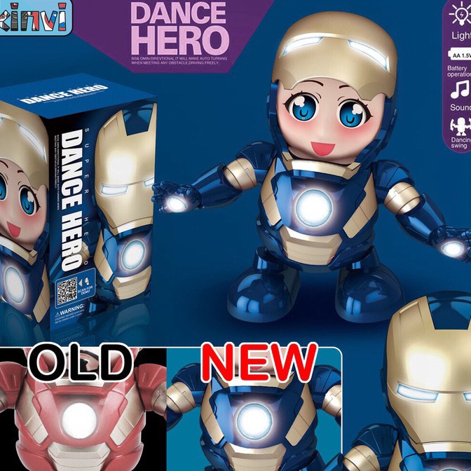 Terpercaya.. M153P Dancing Robot Pepper Pots / Pajangan / Smart Dance Hero Music