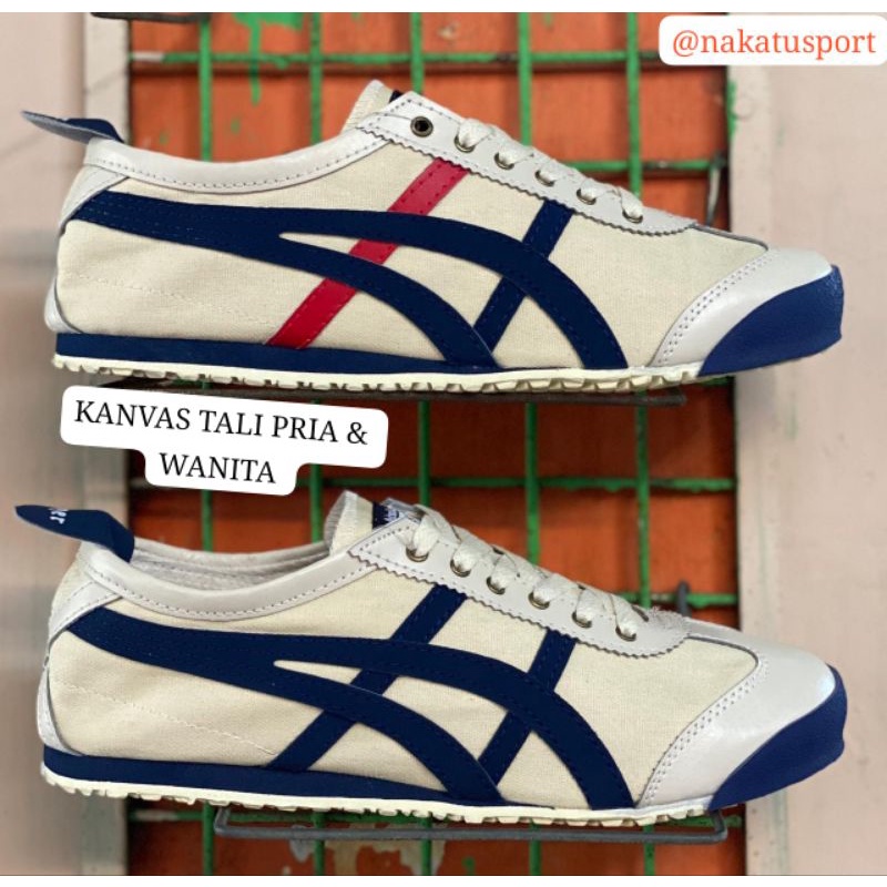 Sepatu Kanvas Tali Pria Dan Wanita Kekinian Bahan Kanvas