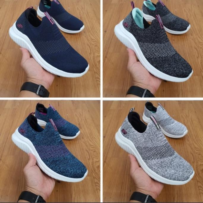 sepatu wanita SKECHERS ULTRA Flex DAZZLING Original -navy 36-39