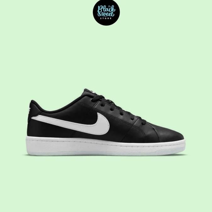 SEPATU SNEAKERS NIKE COURT ROYALE 2 NEXT NATURE BLACK