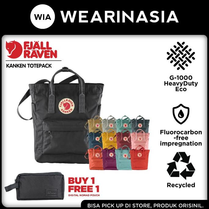 Fjallraven Kanken Totepack Tas Ransel - Laptop Unisex Original