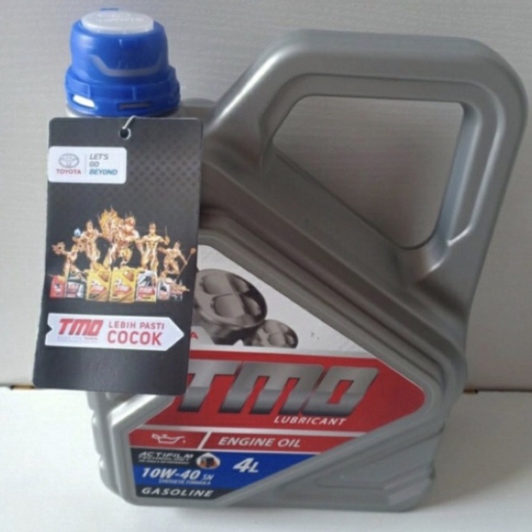 STOK TERBATAS. OLI MOBIL TMO TOYOTA (BENSIN)/ 10W-40 SN 4L 4000ML