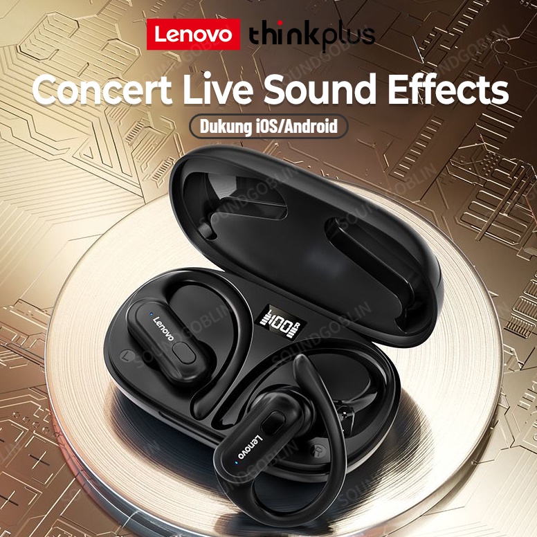 Terbaru.. Lenovo Thinkplus Xt60 Headset Bluetooth 5.3 Hifi Music 9d Tahan Air Dengan Mikrofon Untuk 